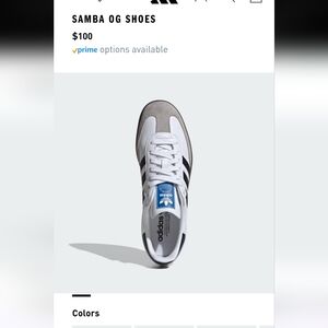 Adidas Samba OG White Black Sneakers